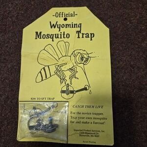 Vintage Official Wyoming Mosquito Trap